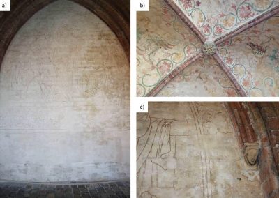 Yellowish Gypsum Efflorescences on Wall Paintings from the 14th Century in the Cathedral of Schleswig in Northern Germany