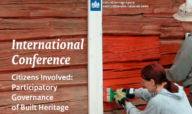 International Conference on Participatory Governance of Built Cultural Heritage – 3-4 October 2018 – Amersfoort, the Netherlands
